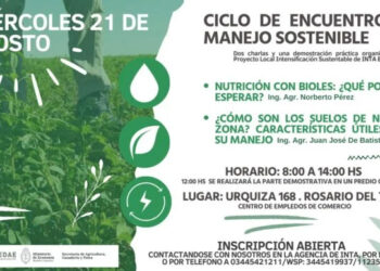 INTA: Arranca el ciclo de encuentros en manejo sostenible