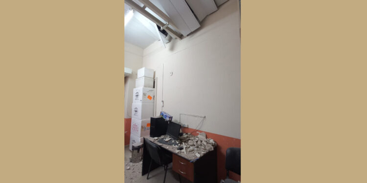 «Derrumbe de techos en el hospital Centenario de Gualeguaychú»