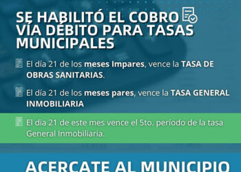 Cobro de Tasas Municipales en Pueblo Liebig