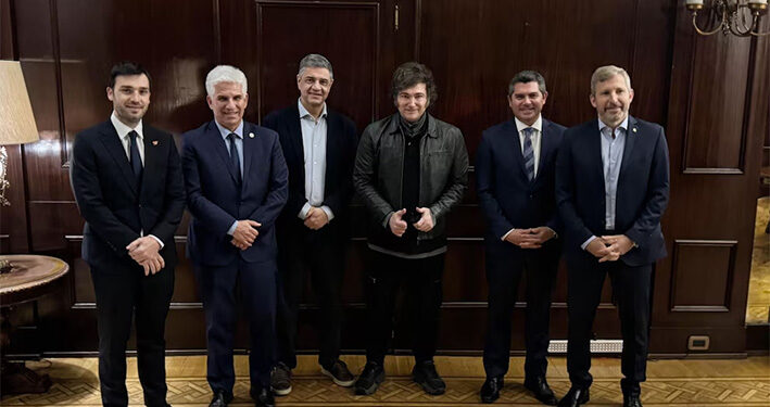 Javier Milei almorzó con gobernadores del PRO y ex JxC