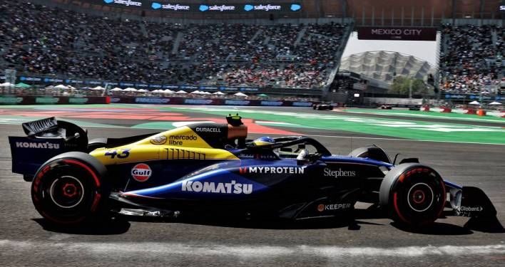 Colapinto llegó 12 en México con un auto en menores condiciones