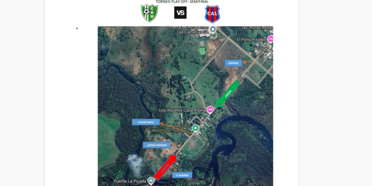 Unidos Vs. Liverpool: Comunicado de la Jefatura Departamental