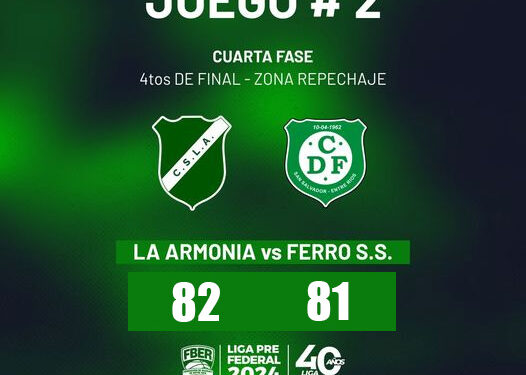 La Armonía empató la serie
