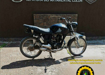 Colón: Secuestro de Motocicleta con irregularidades