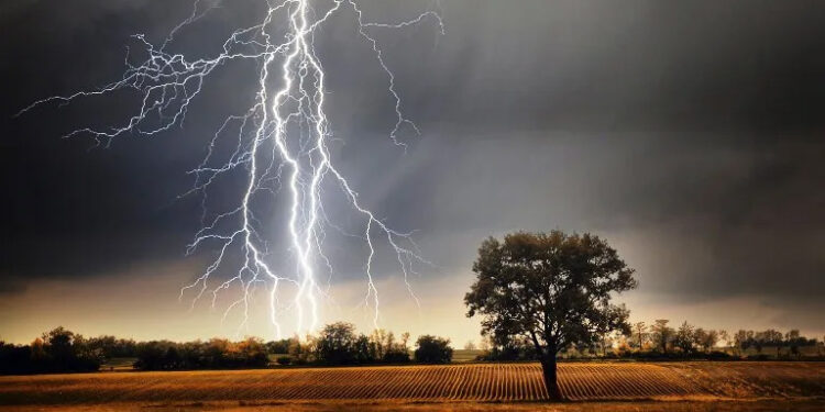 Alerta amarilla por tormentas para la zona oeste de Entre Ríos