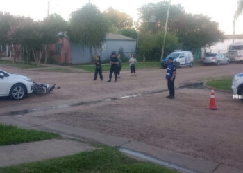 Ubajay: Motociclista resultó con Lesiones Graves en un siniestro vial