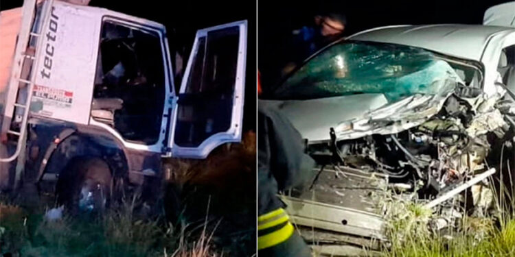 “Es un milagro que todos estén vivos”: Choque entre camión y auto en Ruta 12