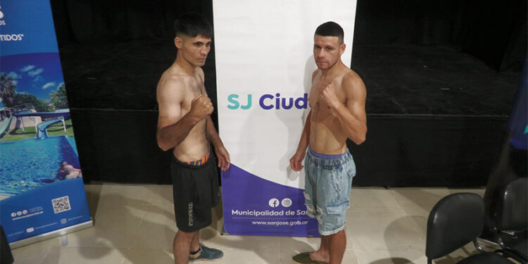 Boxeo profesional en el Club Santa Rosa en San José Entre Ríos