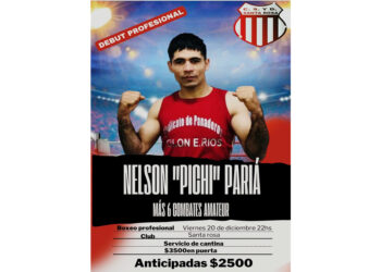 Boxeo profesional en el Club Santa Rosa en San José Entre Ríos