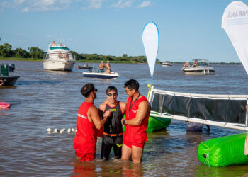 Con gran convocatoria se realizó la maratón acuática Villa Urquiza – Paraná