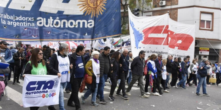 Comenzó la marcha contra el Hambre a Plaza de Mayo