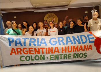 Dirigentes del Kirchnerista Juan Grabois, desembarcaron en Colón