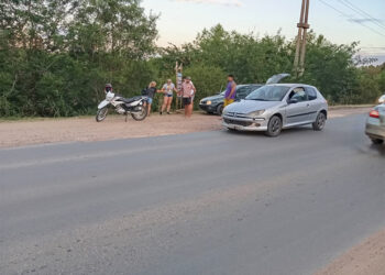 Colón, accidente en el acceso por ex ruta 26