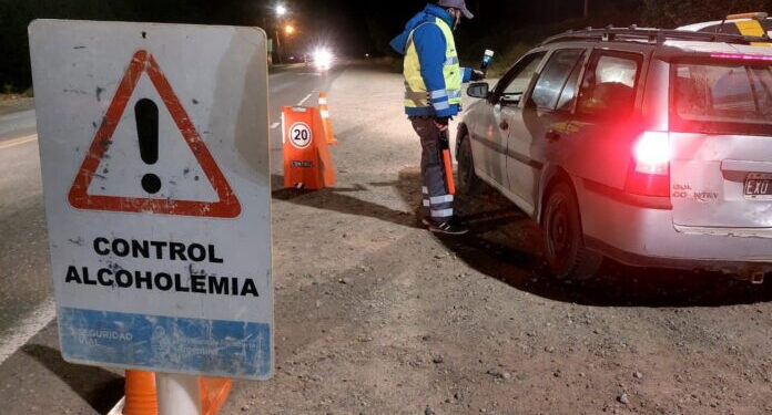 Más de 193 casos de alcoholemia positiva en los controles por Año Nuevo