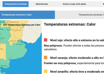 Clima: Se renueva la alerta amarilla en la provincia de Entre Ríos