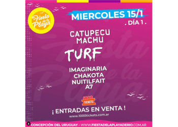 Arranca la Fiesta de la Playa en Concepción del Uruguay