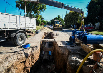 Paraná: Etapa final en la obra que optimizará la provisión de agua potable en la zona este