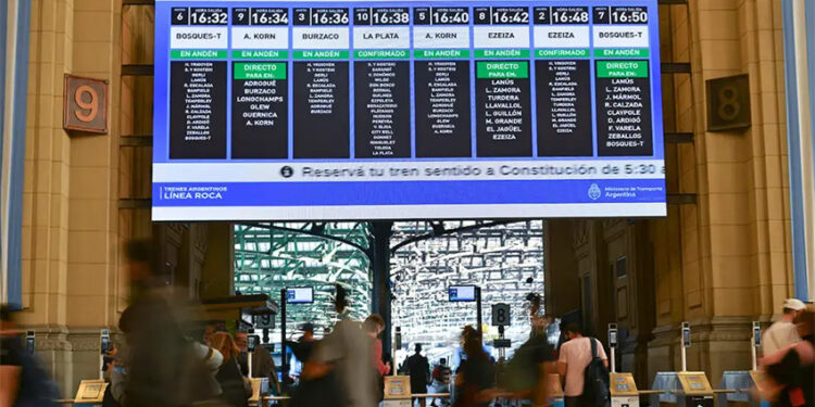 Paro de trenes en todo el País