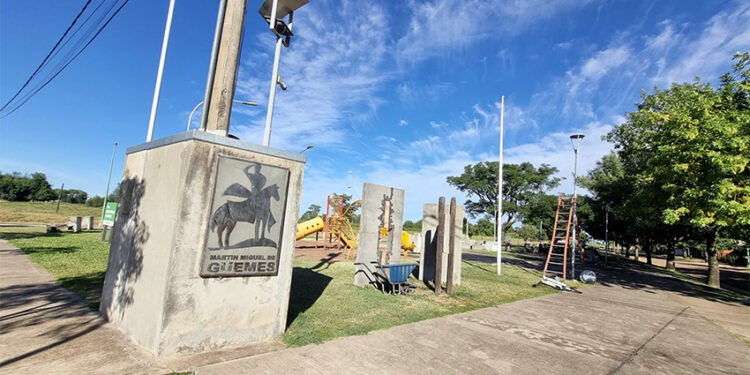 Villa Elisa: Mejora en la iluminación de Plaza Güemes