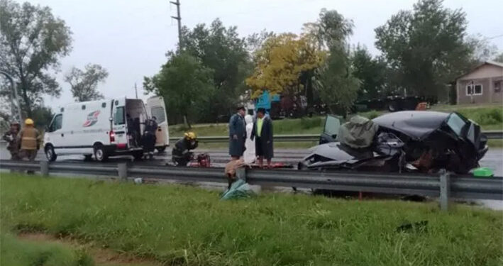 Accidente en la Ruta 14: una persona está grave