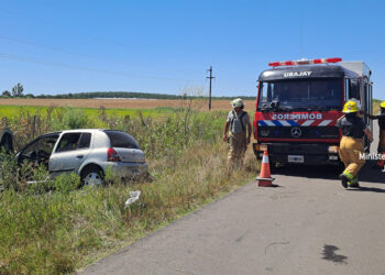 Ubajay: Siniestro Vial en Ruta Prov. Nº 38 con Lesionados Graves