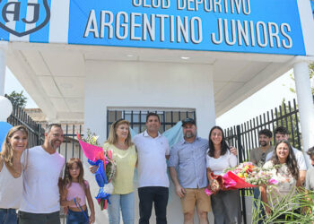 La Intendenta Rosario Romero acompañó la inauguración del nuevo ingreso del Club Argentino Juniors