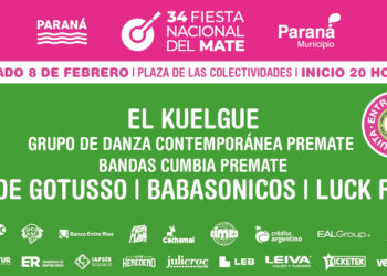 El Kuelgue en el escenario principal de la Fiesta Nacional del Mate