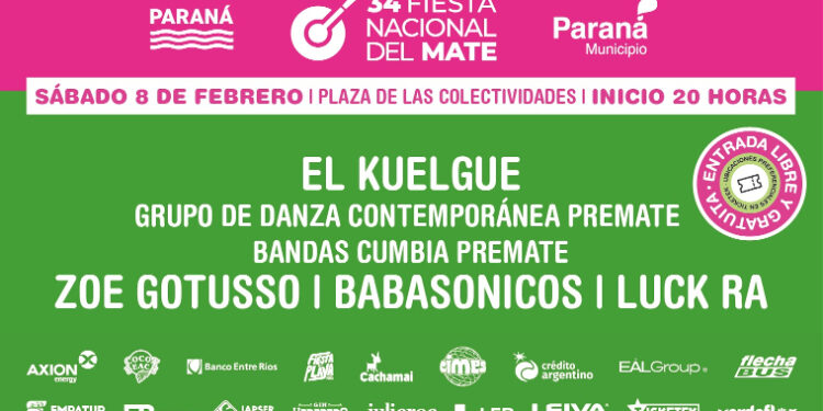 El Kuelgue en el escenario principal de la Fiesta Nacional del Mate