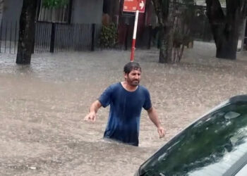 Se registraron anegamientos en varias ciudades de la provincia debido a las intensas precipitaciones