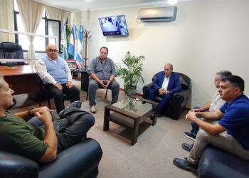 Santa Elena: El Intendente Rossi recibió a los gerentes de la nueva empresa multinacional que se instala en la ciudad