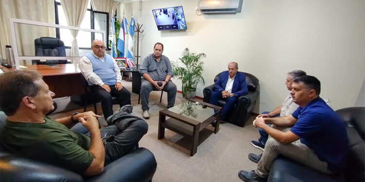 Santa Elena: El Intendente Rossi recibió a los gerentes de la nueva empresa multinacional que se instala en la ciudad