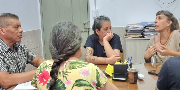 Encuentro con la Multisectorial «Somos Ambiente» en Pueblo Liebig.