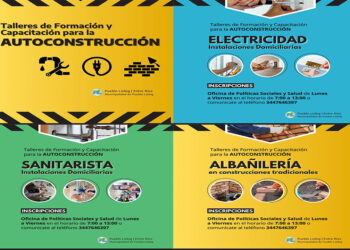 Pueblo Liebig: Abren las inscripciones para capacitaciones en albañilería, electricidad domiciliaria e instalaciones sanitarias