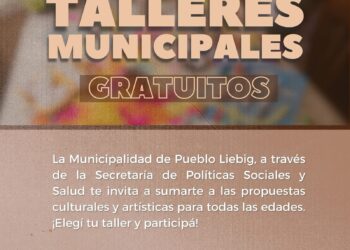 Pueblo Liebig: Inscripciones abiertas para Talleres Municipales 2025