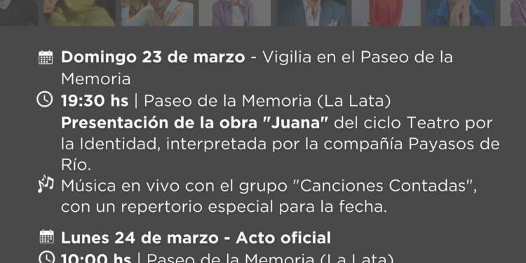 Pueblo Liebig conmemora el 24 de marzo con diferentes actividades