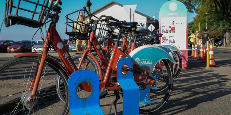 Paraná: Este fin de semana, el uso de bicicletas públicas es gratuito