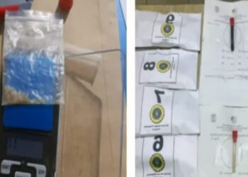Ruta 14: arrestaron a tres jóvenes que llevaban éxtasis, ketamina, cristal y marihuana