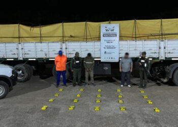 ¿La soja subió de precio? Ah, no, pará… La usaban como camuflaje para trasladar 20 kilos de cocaína