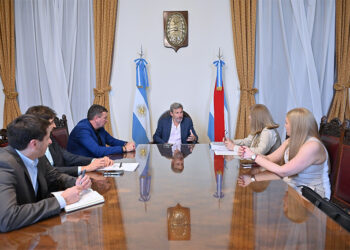 Frigerio y la intendenta Romero coordinaron trabajar sobre obras clave y el transporte metropolitano