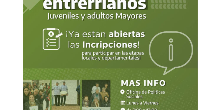 Pueblo Liebig: Juegos Deportivos Entrerrianos Juveniles y Adultos Mayores 2025