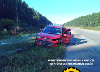 Ubajay: Despiste en Autovía Gervasio Artigas