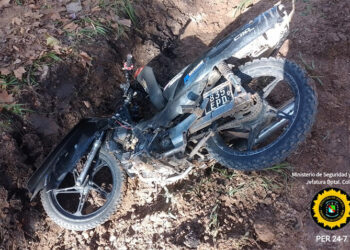 Colón: Motociclista resultó con Lesiones Graves tras caerse de su Motovehículo