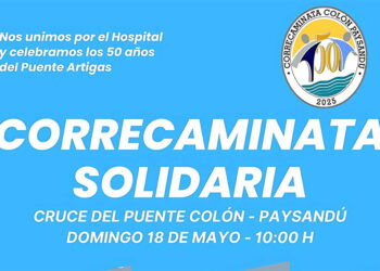 Correcaminata solidaria por los 50 años del Puente Artigas y a beneficio del Hospital San Benjamín de Colón