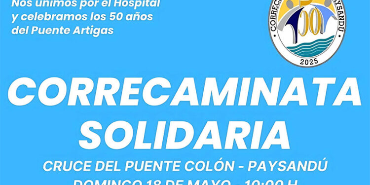 Correcaminata solidaria por los 50 años del Puente Artigas y a beneficio del Hospital San Benjamín de Colón