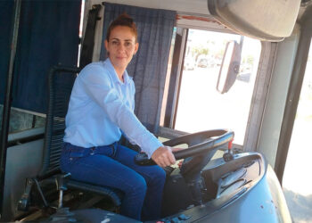 Concordia ya tiene su primera mujer chofer de colectivo urbano: “no hay que tener miedo”, expresó