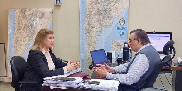 La intendenta Rosario Romero gestionó ante Vialidad Nacional la reactivación de la obra de Circunvalación