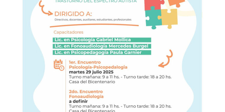 Se realizará en Colón un Ciclo de Conferencias sobre el Trastorno del Espectro Autista (TEA)