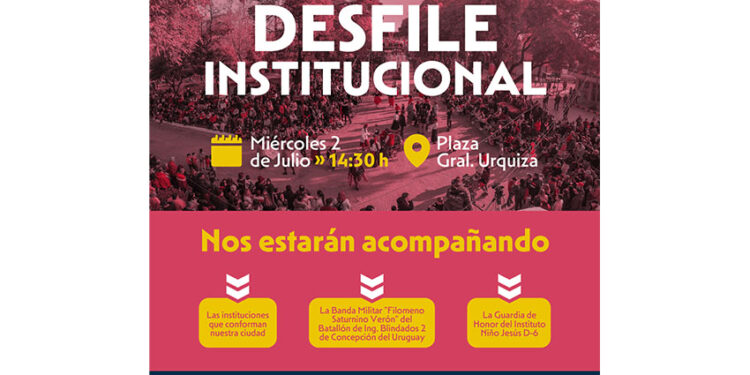 Desfile Institucional por los 168 años de San José