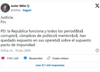«Justicia. Fin»: el mensaje de Javier Milei tras la resolución de la Corte Suprema