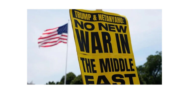Estados Unidos: ciudadanos protestan contra la guerra